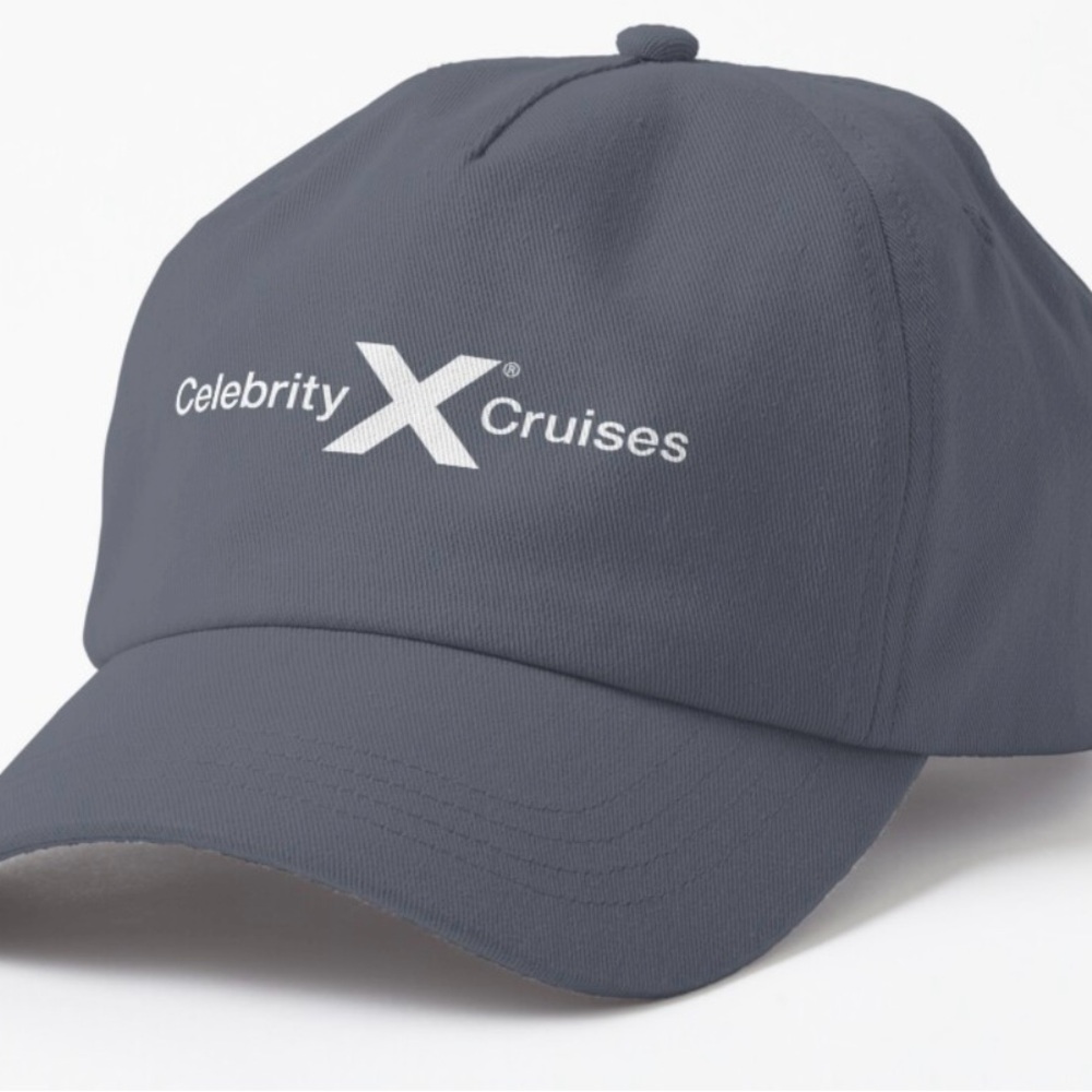 NWT celebrity cruises gender neutral gray adjustable baseball Cap